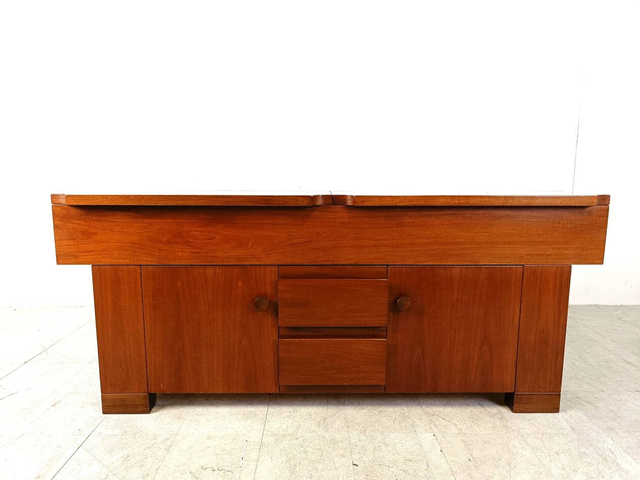 Bufet Torbecchia, orzech brązowy, proj. G. Michelucci, Poltronova, Włochy, lata 60. - 269056