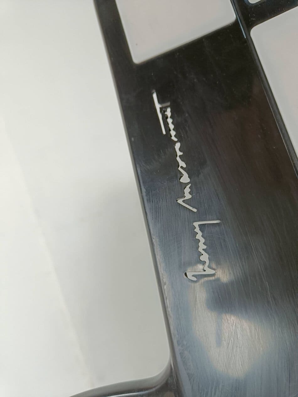 Zestaw sześciu krzeseł Boston, plastik czarny, proj. P. Paulin, Francja, lata 80. - 268929