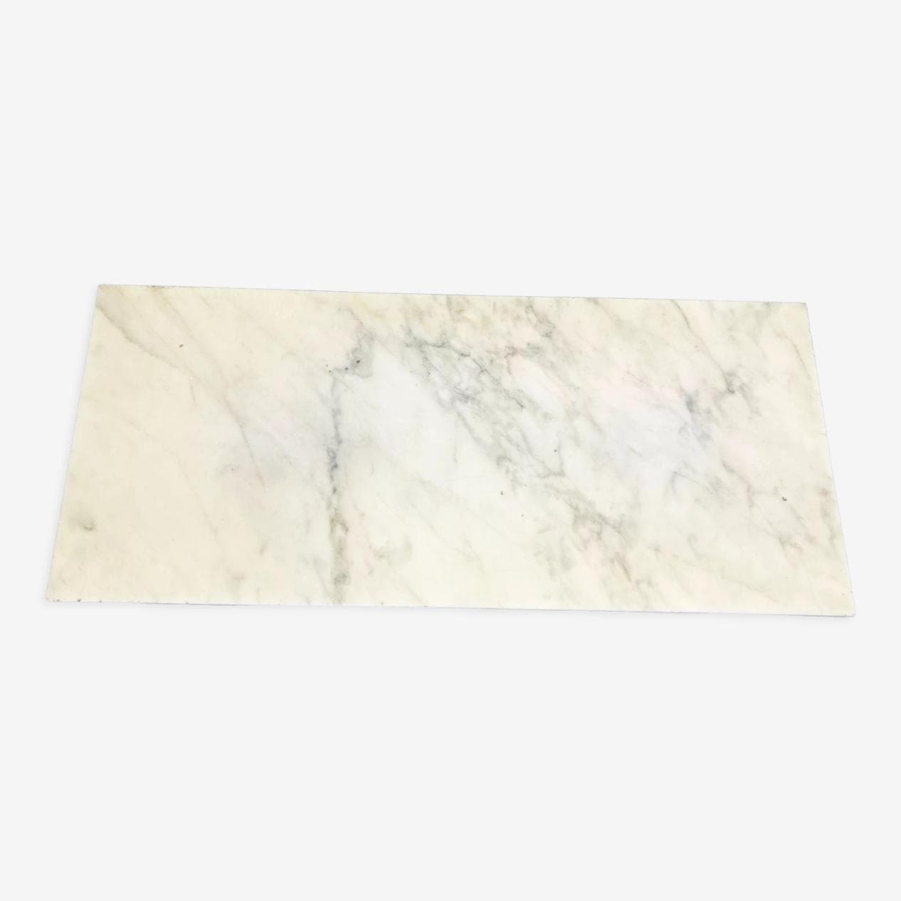 Coffee table, white marble, chromed steel, Italy, 1960s. - 268630