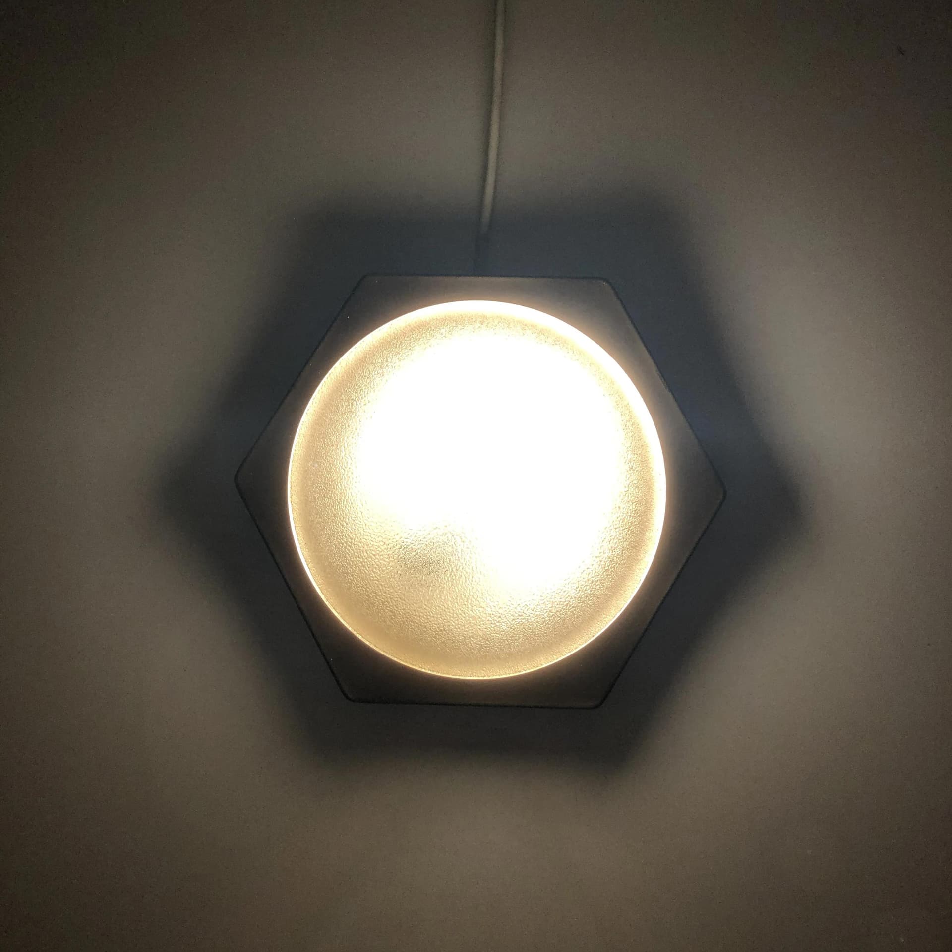 Kinkiet Neuhaus Leuchten, szkło złote, mosiądz złoty, proj. R. Kruger, Niemcy, lata 70. - 19374