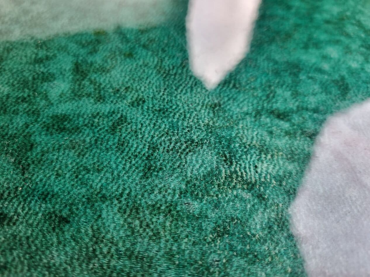 Bar cart, green leather, brass, Italy, 1960s. - 268419