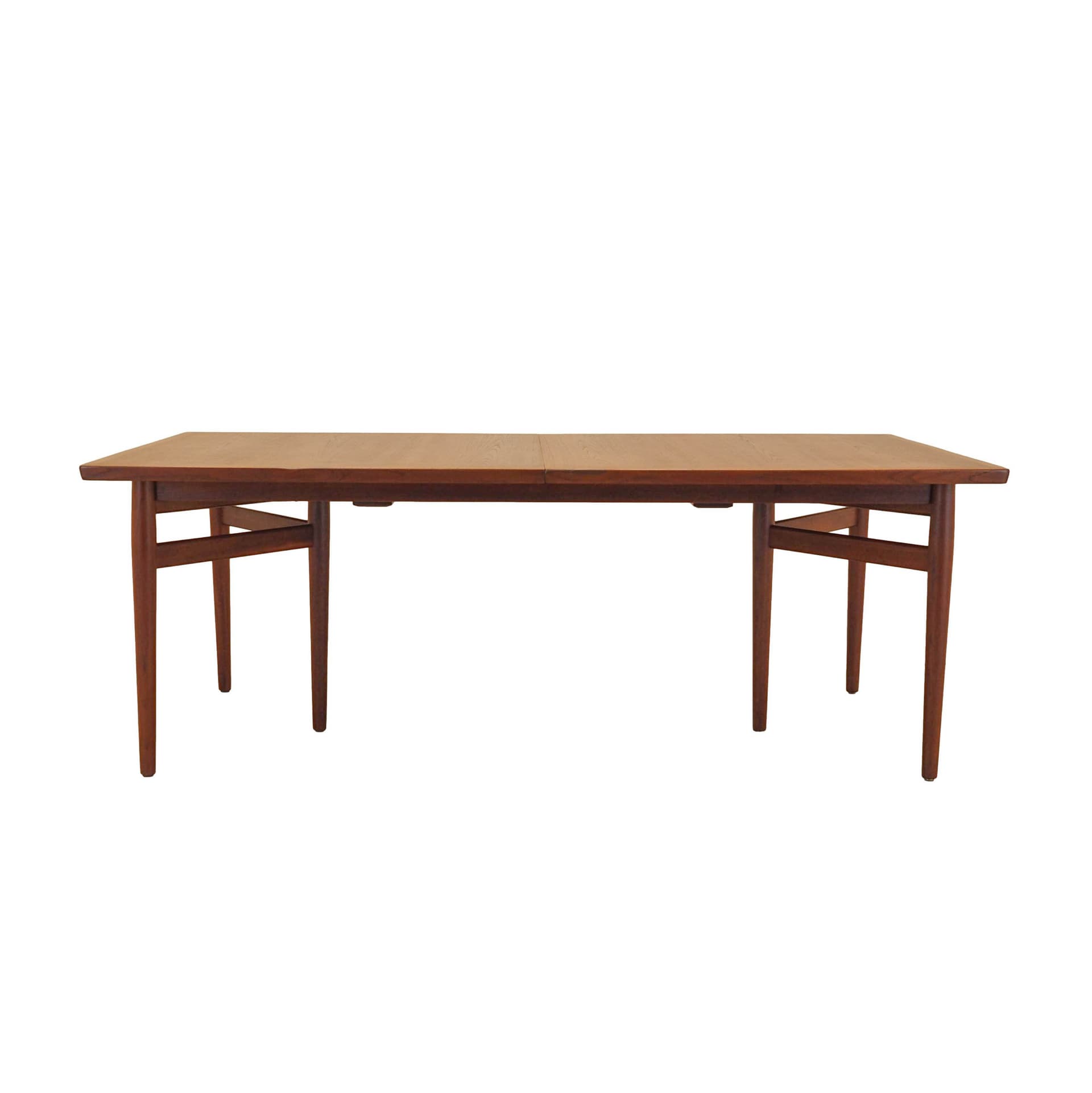 Table 201, brown teak, by A. Vodder, Sibast, Denmark, 1960s.