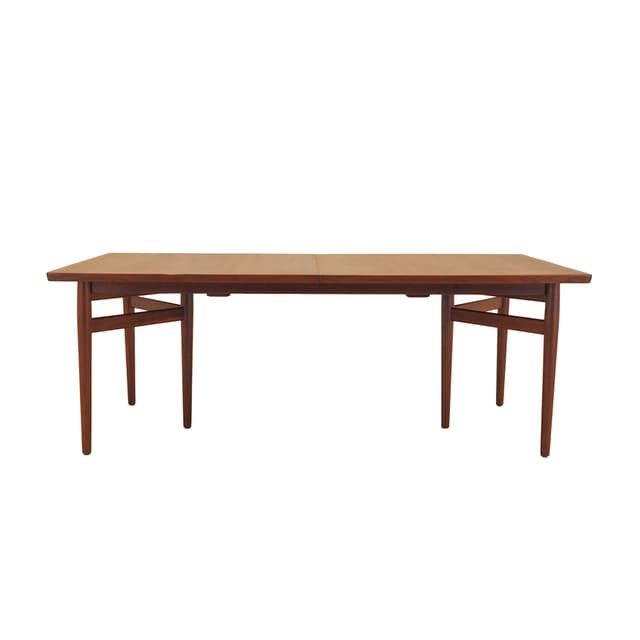 Table 201, brown teak, by A. Vodder, Sibast, Denmark, 1960s. - DIMENSION