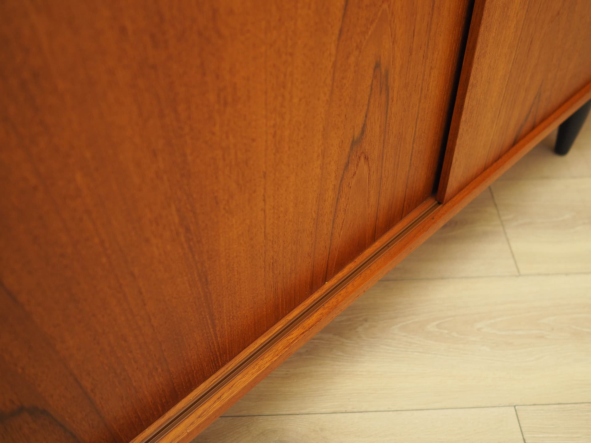 Sideboard, brown teak, Denmark, 1970s. - 261858