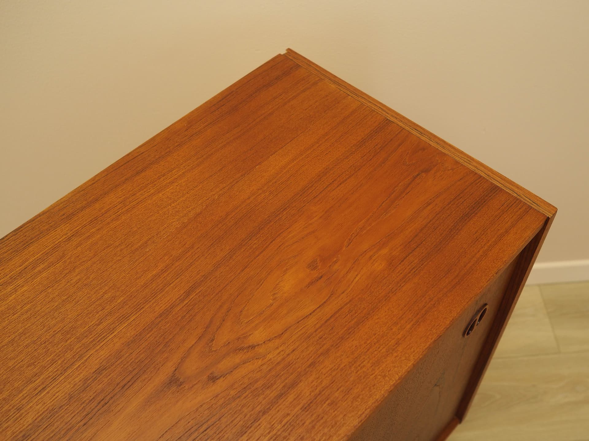 Sideboard, brown teak, Denmark, 1970s. - 261857