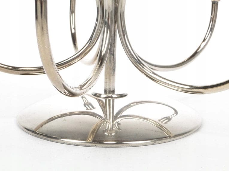 Five-armed candlestick New Look, silver, brass, Sweden, 1960s. - 261867
