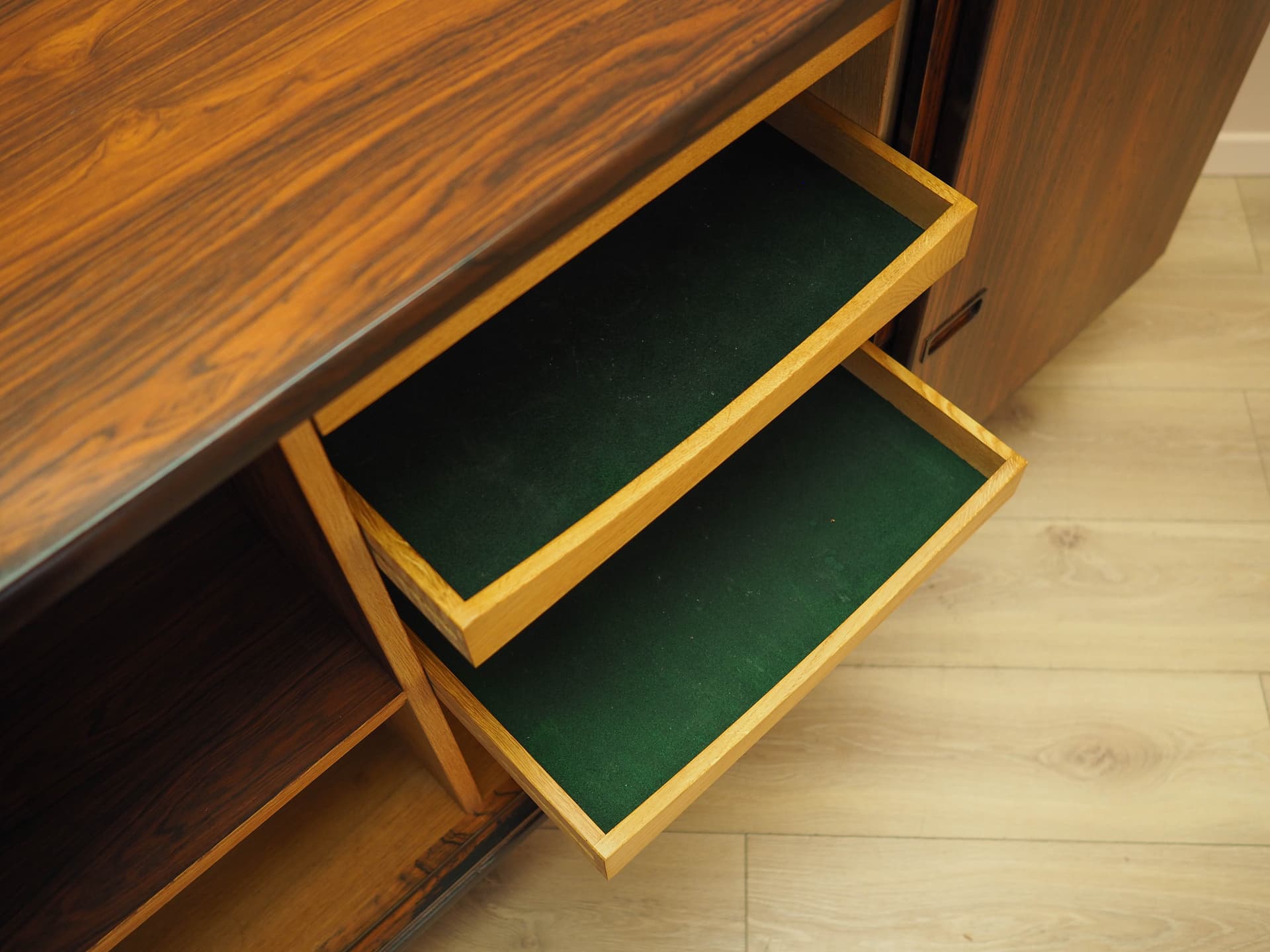Sideboard, brown rosewood, Denmark, 1970s. - 261928