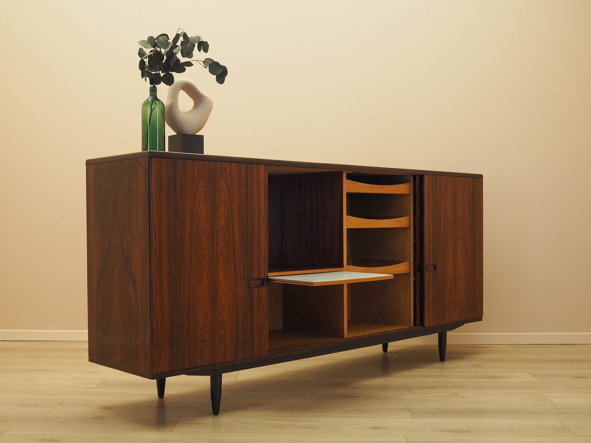 Sideboard, brown rosewood, Denmark, 1970s. - 261920