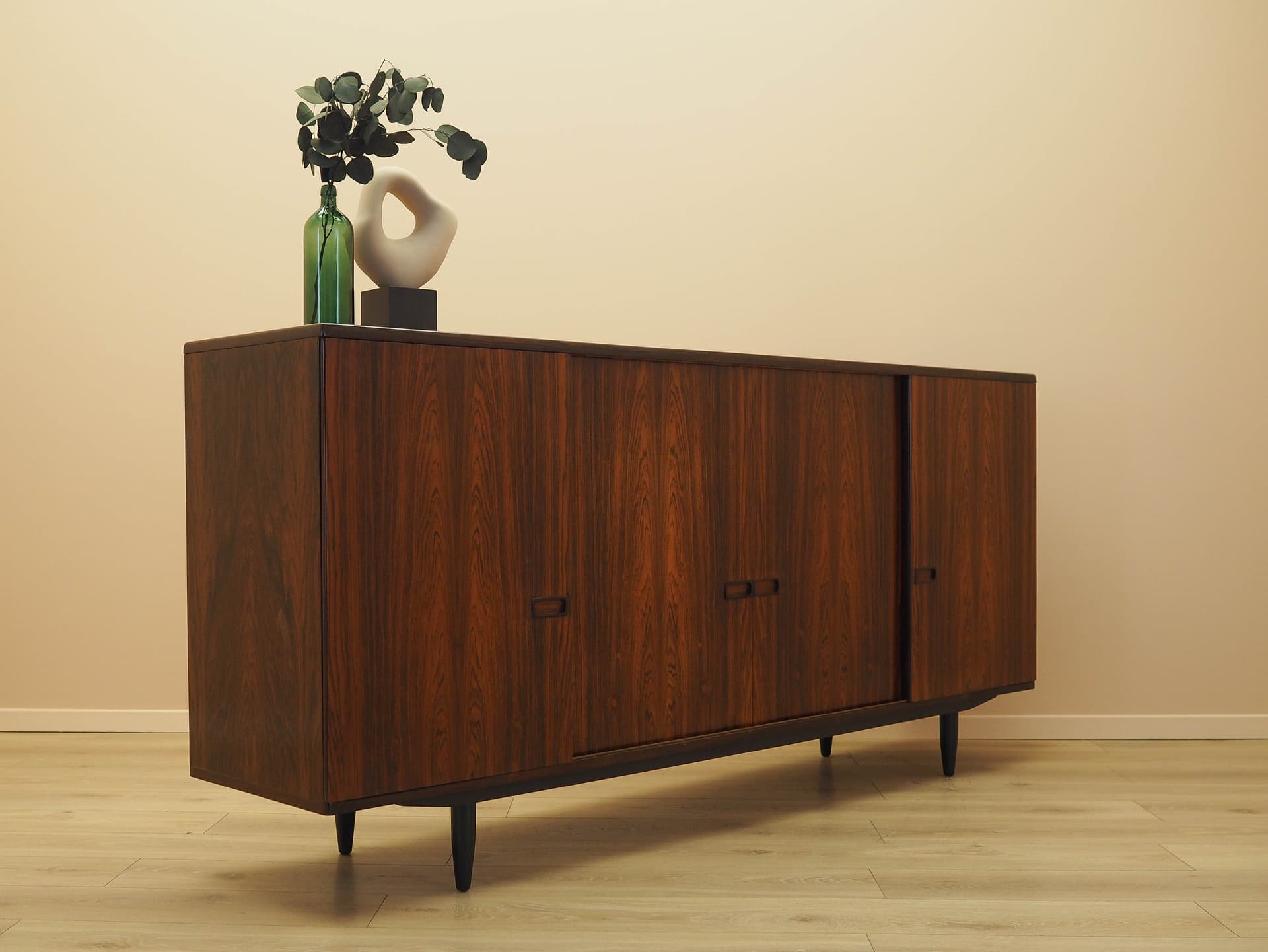 Sideboard, brown rosewood, Denmark, 1970s. - 261919