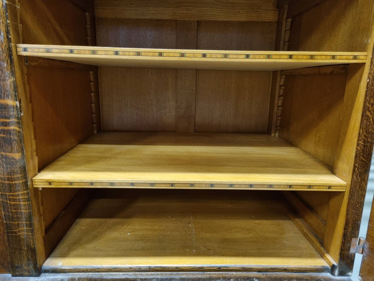 Witryna art déco, brązowy, drewno, Francja, lata 40. - 268250