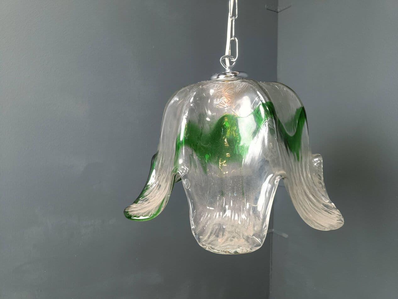 Lampa wisząca, Murano, szkło multikolor, Mazzega, Włochy, lata 60. - 267295