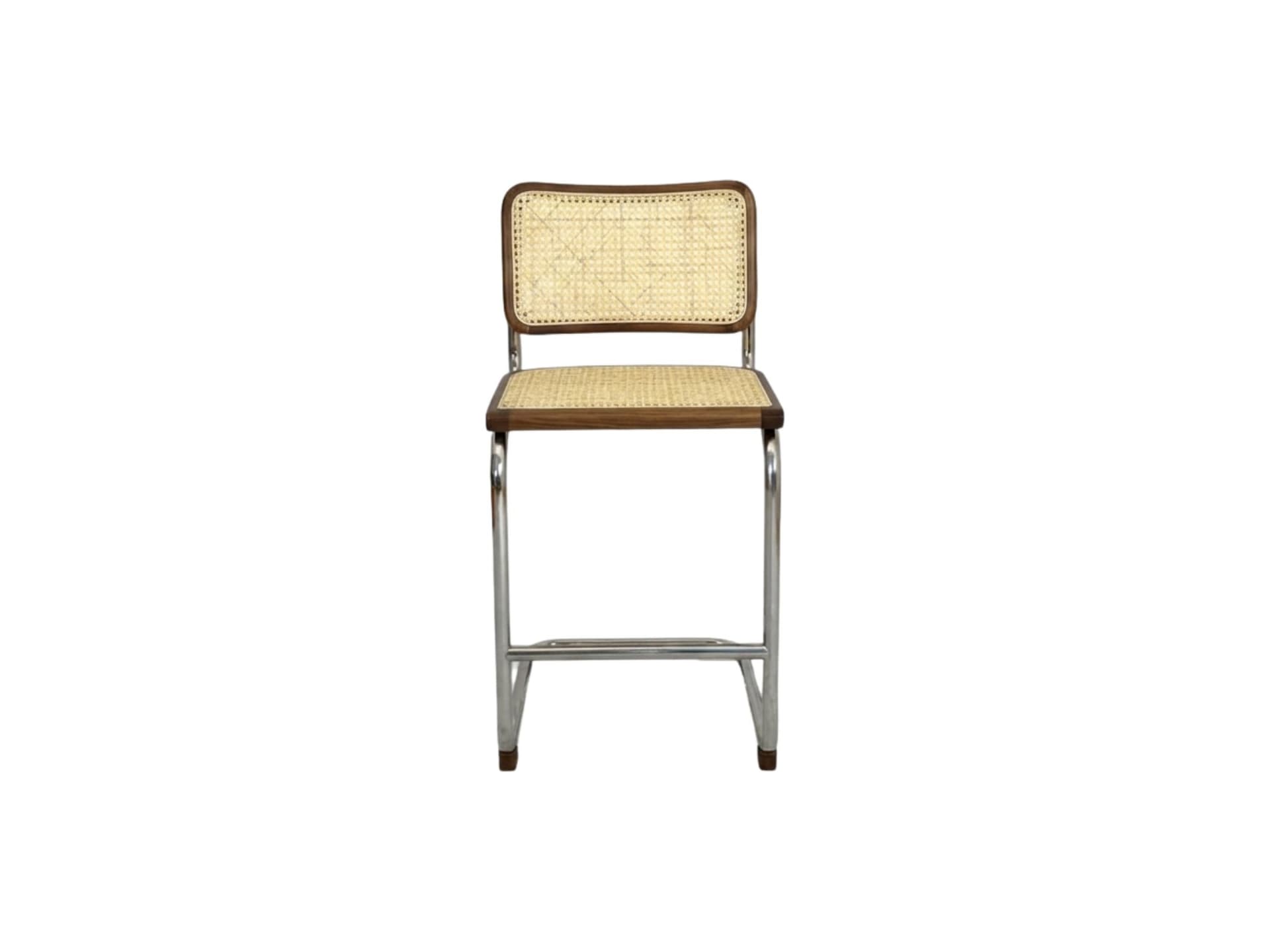 Hoker z giętej stali wg proj. M. Breuer, wys.93 cm, Bauhaus, brązowy - 316814