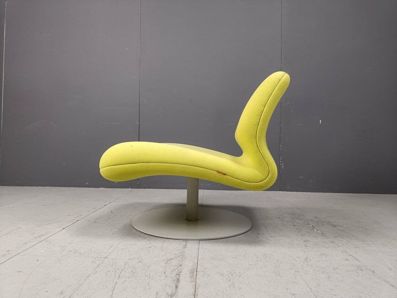 Fotel lounge Attitude, velvet zielony, proj. M. Voss, Fritz Hansen, Dania - 267126