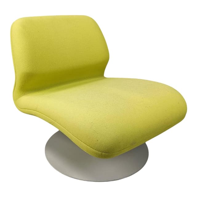 Fotel lounge Attitude, velvet zielony, proj. M. Voss, Fritz Hansen, Dania - WYMIARY