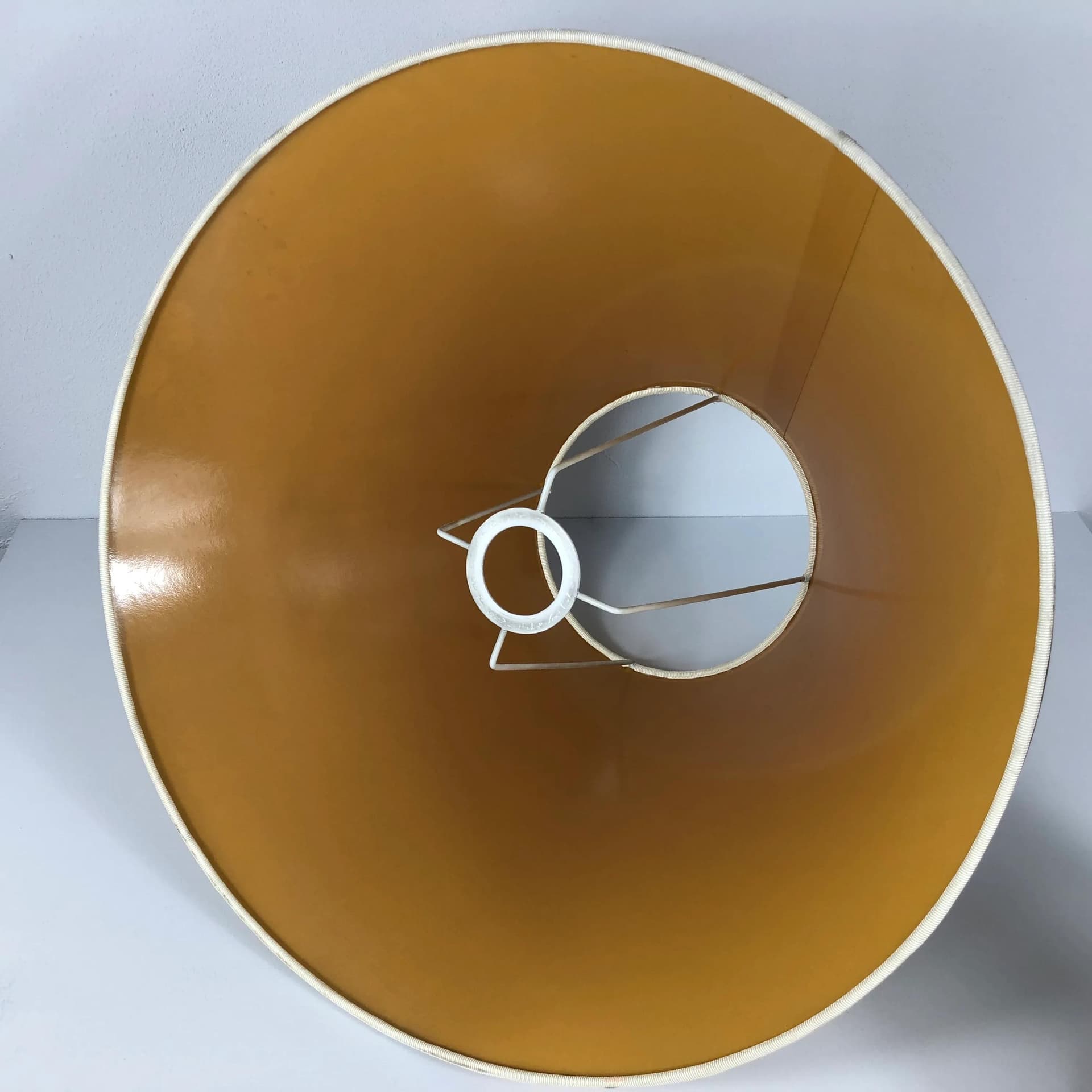 Lampa stołowa, brązowy ciemny, porcelana, Niemcy, lata 70. - 19552