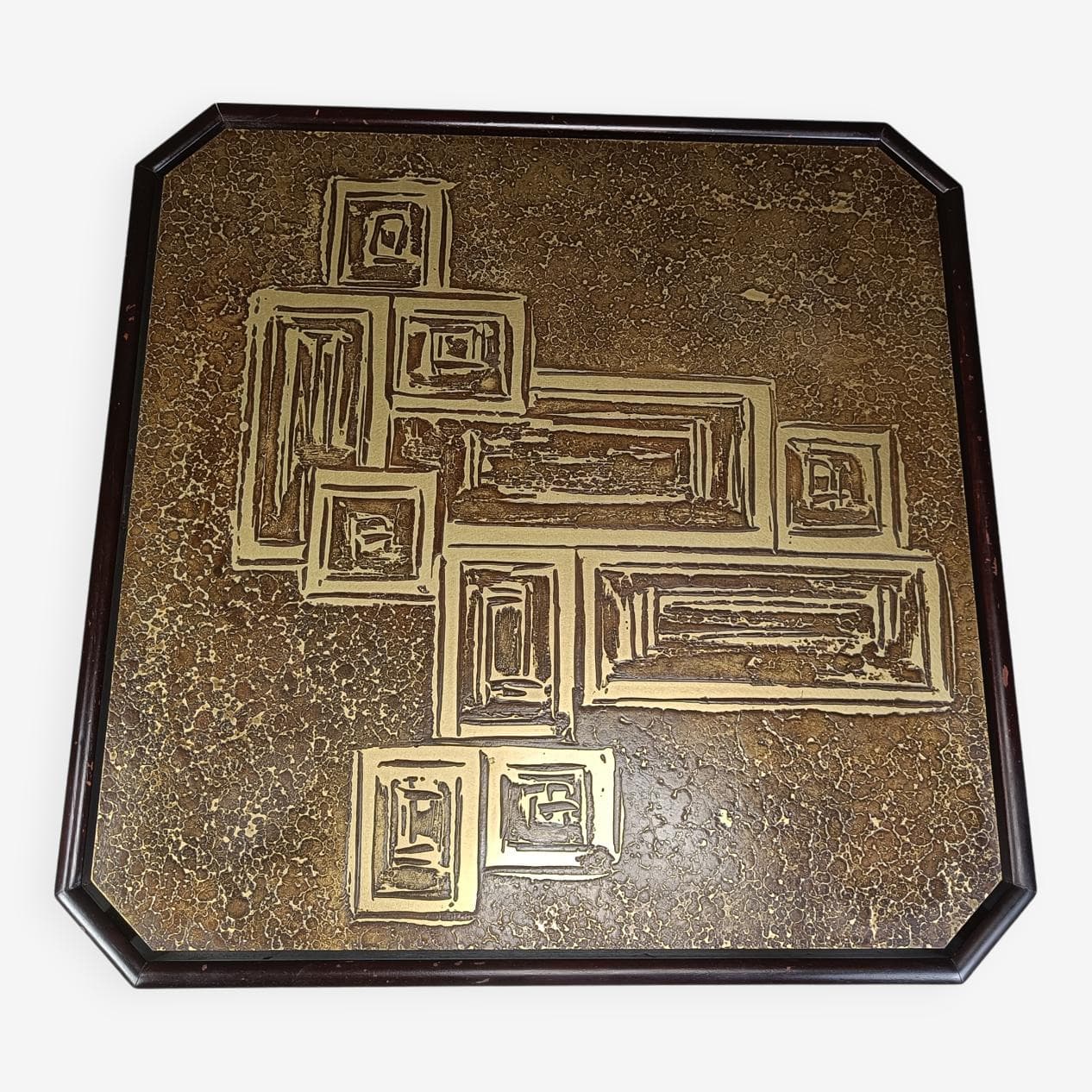 Coffee Table, brown brass, Germany, 1970s - 266893