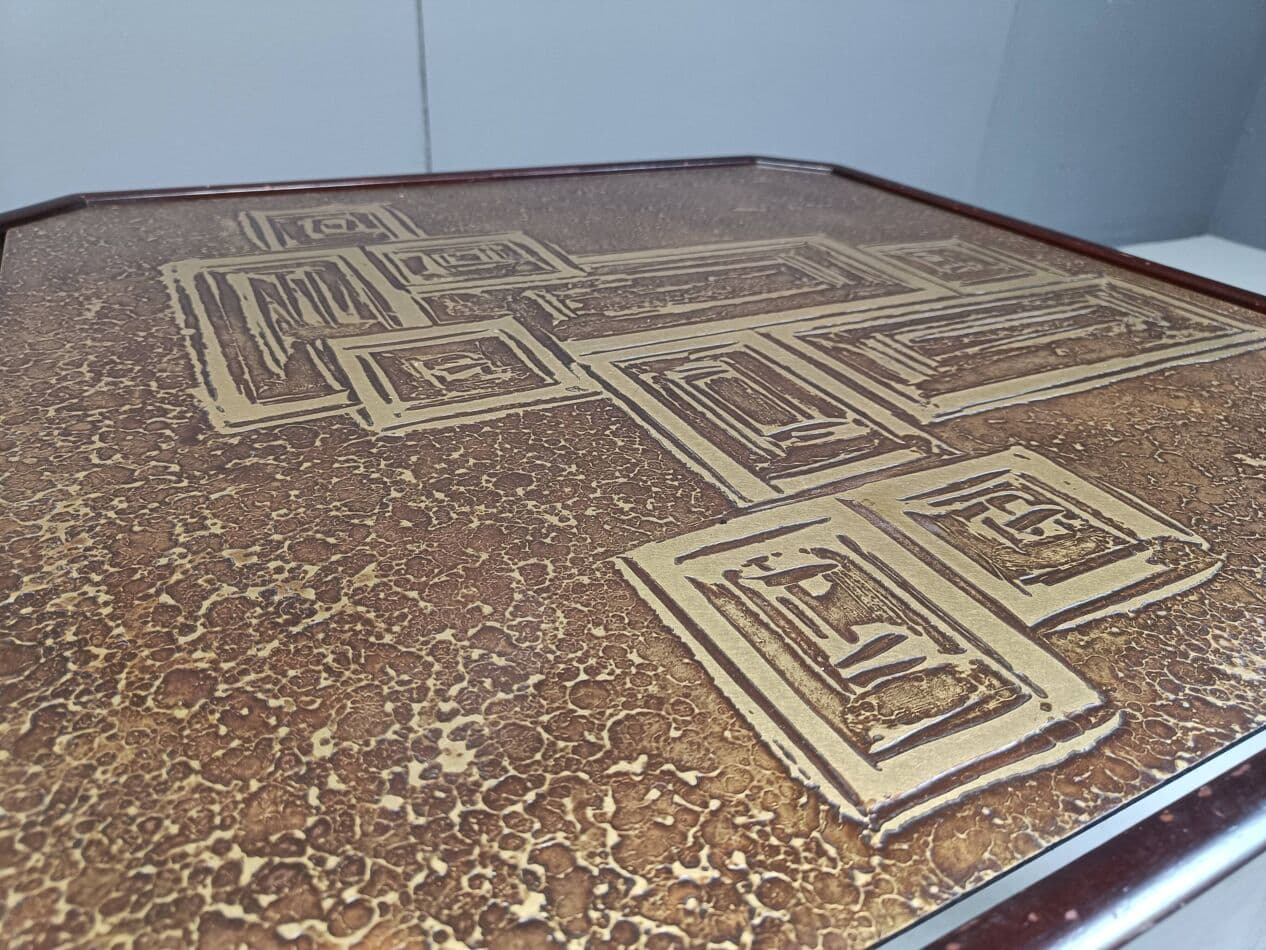 Coffee Table, brown brass, Germany, 1970s - 266903