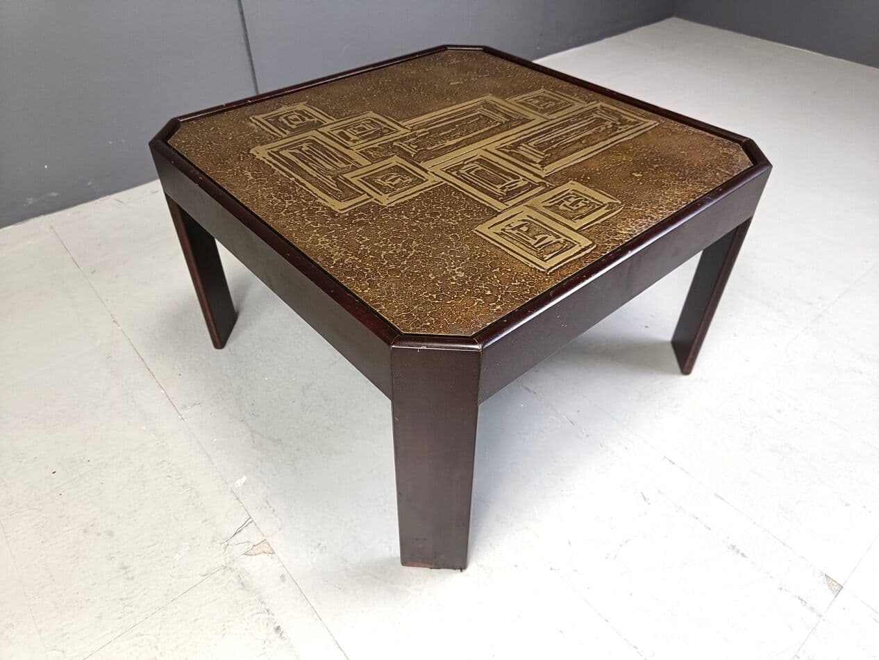 Coffee Table, brown brass, Germany, 1970s - 266900