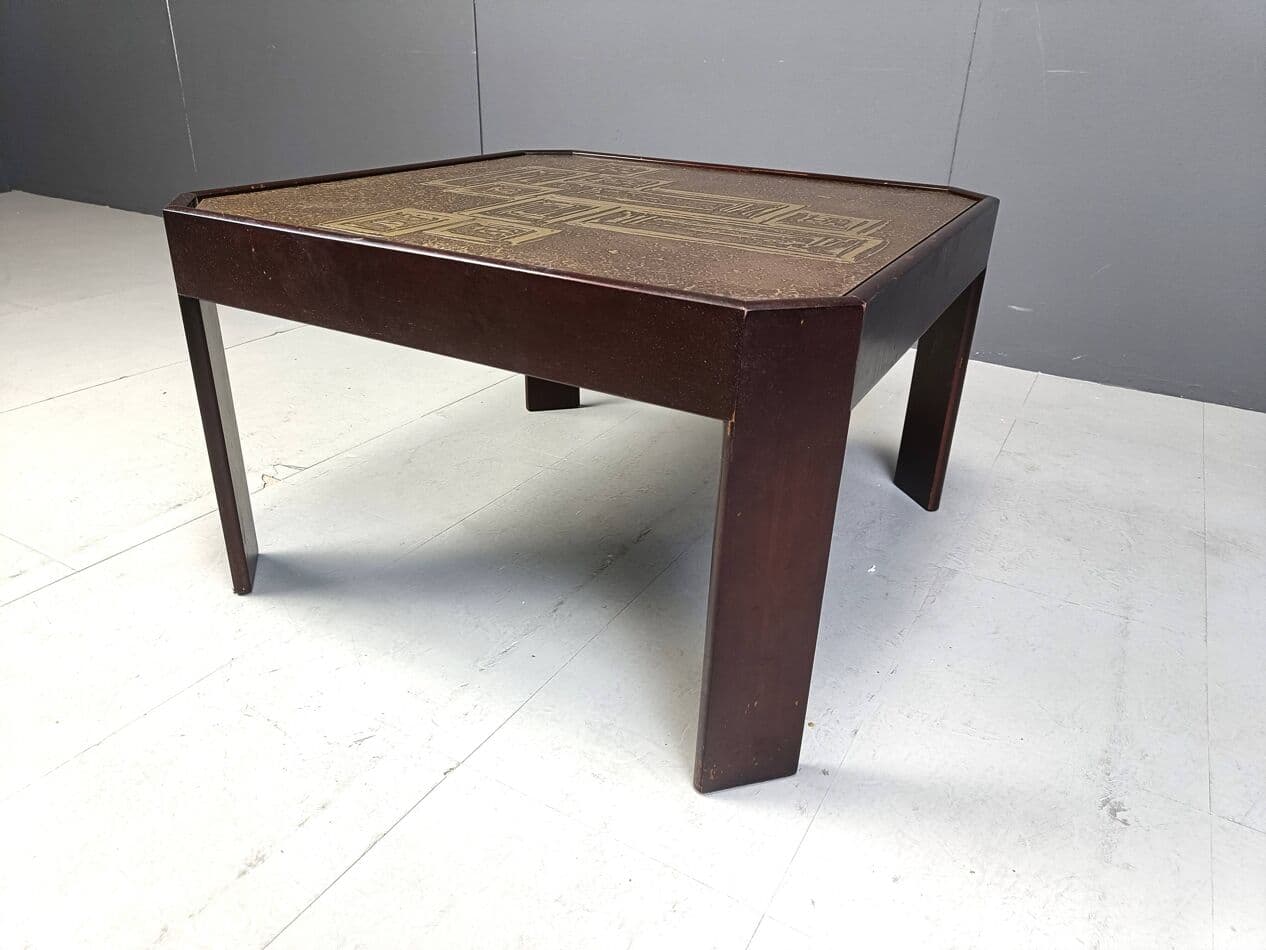 Coffee Table, brown brass, Germany, 1970s - 266902