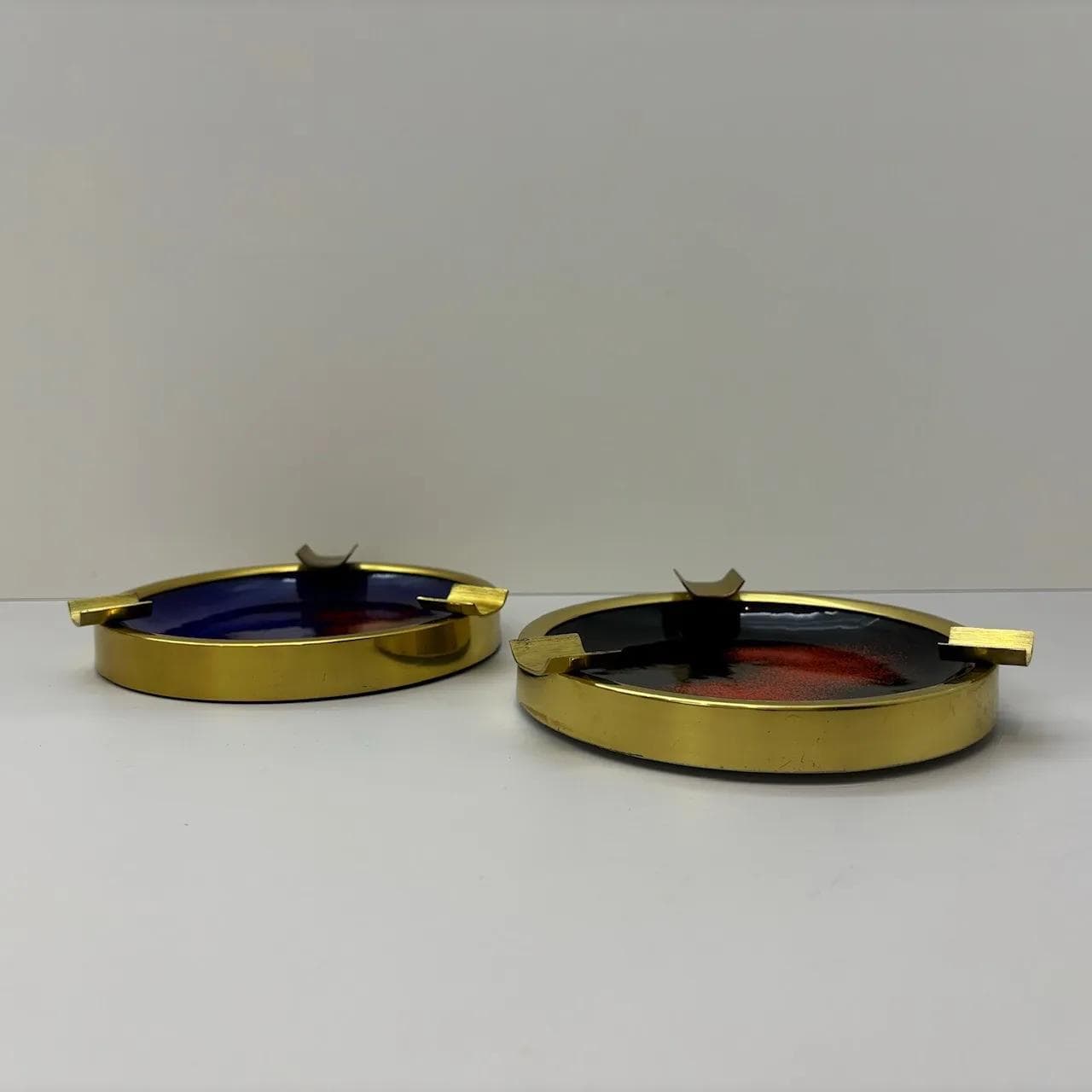 Popielnica, multicolor, mosiądz, Niemcy, lata 70. - 19544