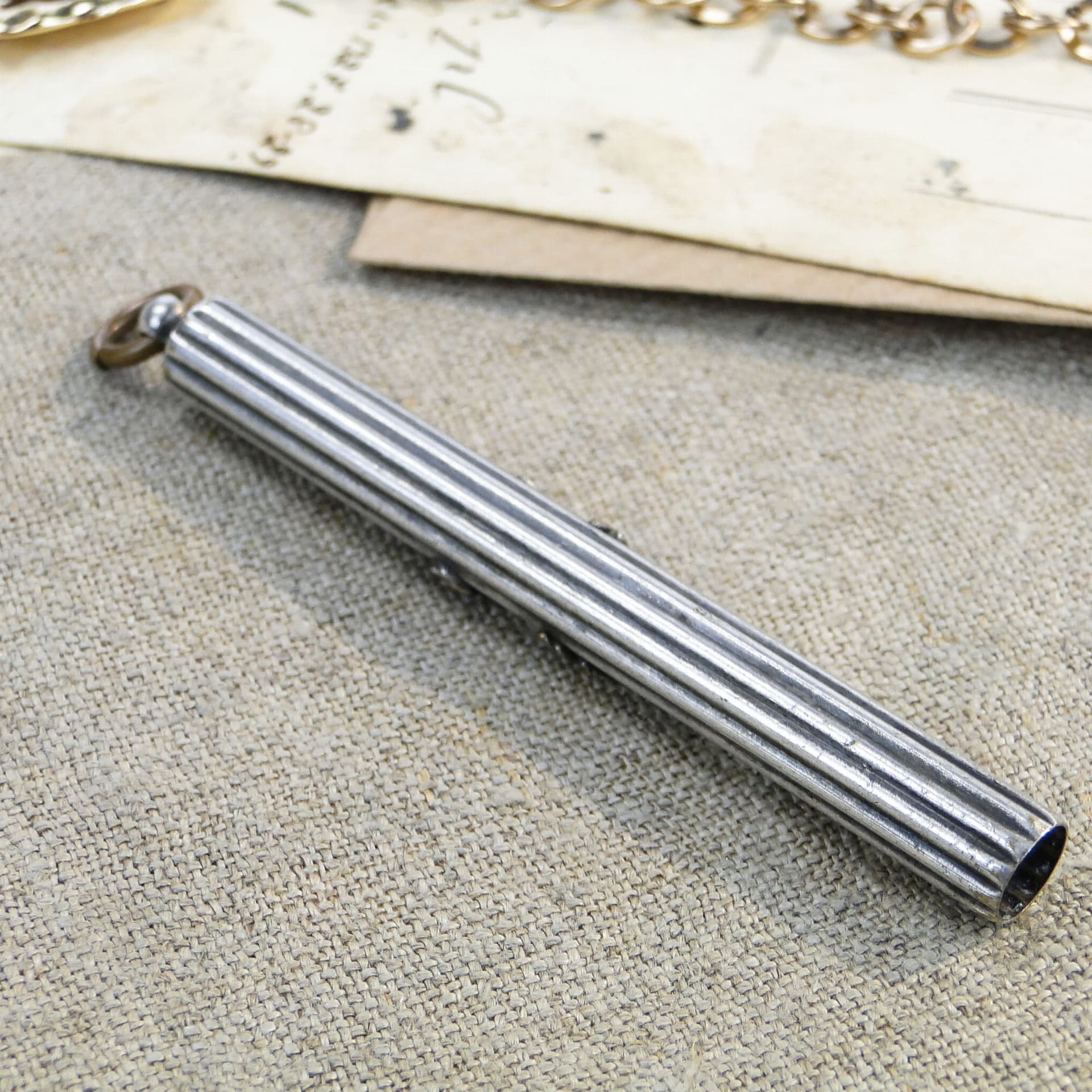 Dog Whistle Art Nouveau, silver, Austria, 1890s - 262179