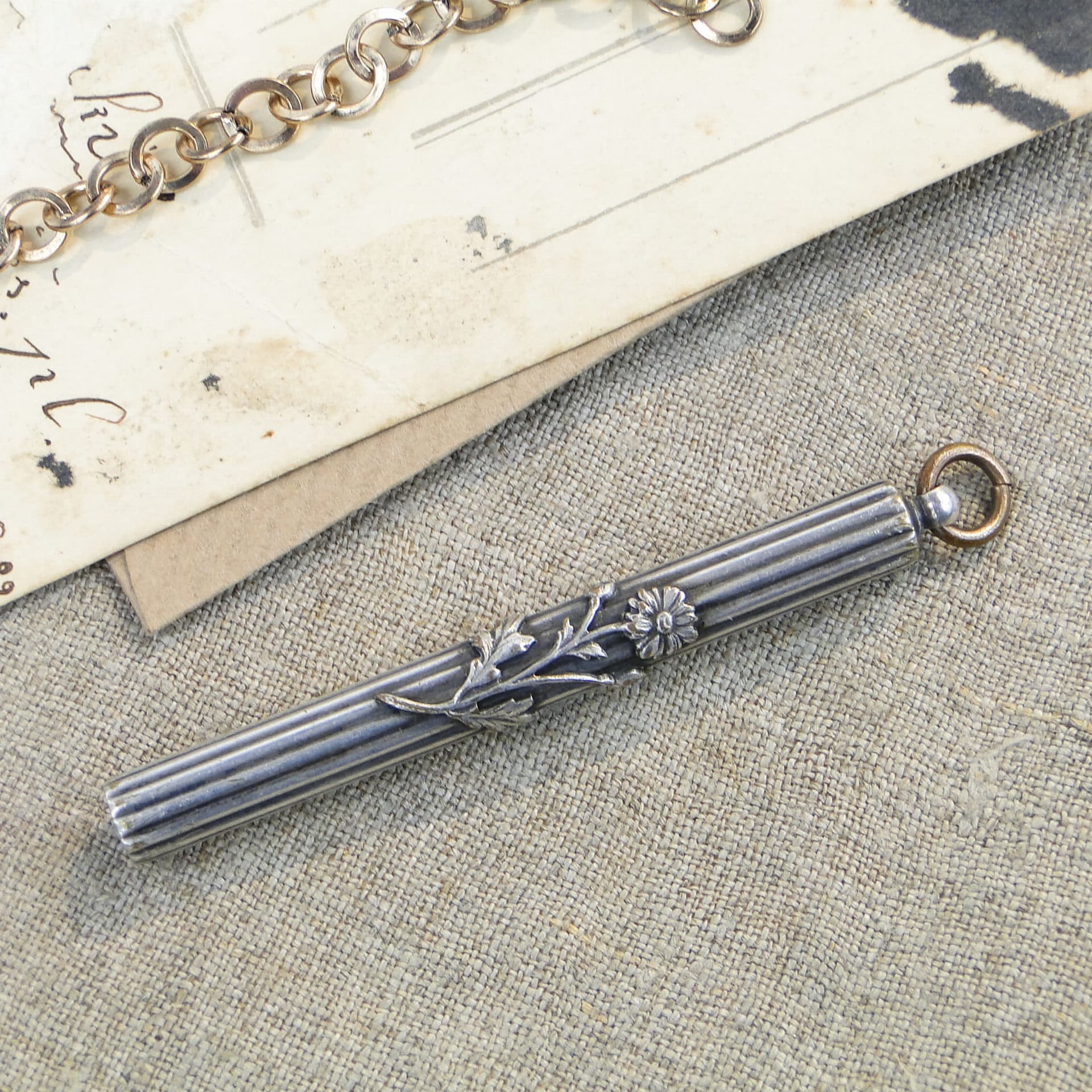 Dog Whistle Art Nouveau, silver, Austria, 1890s - 262173