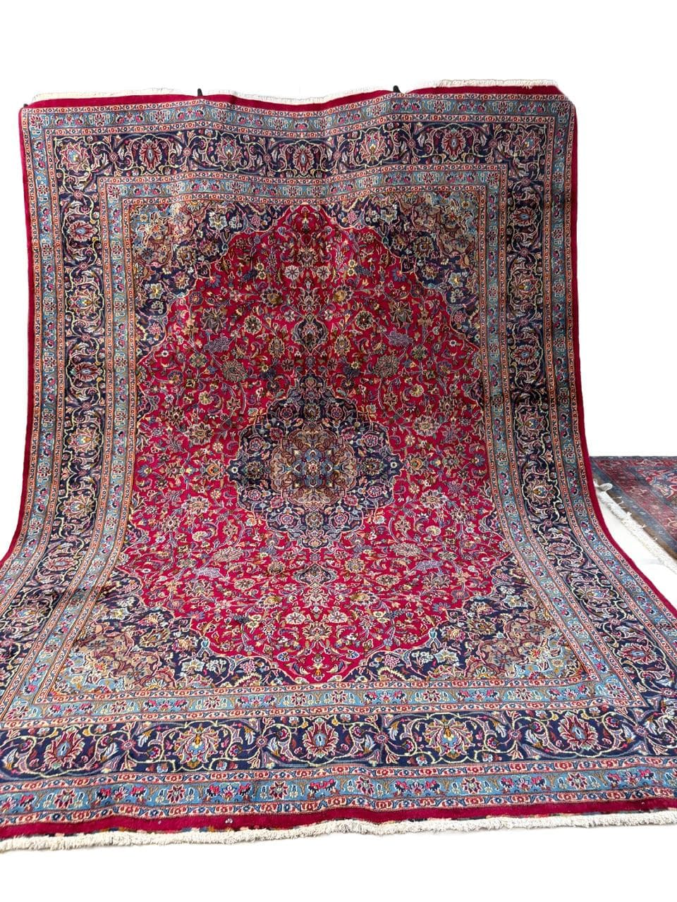 Dywan Mesched, 390x290 cm, multikolor, wełna, Iran, lata 90.