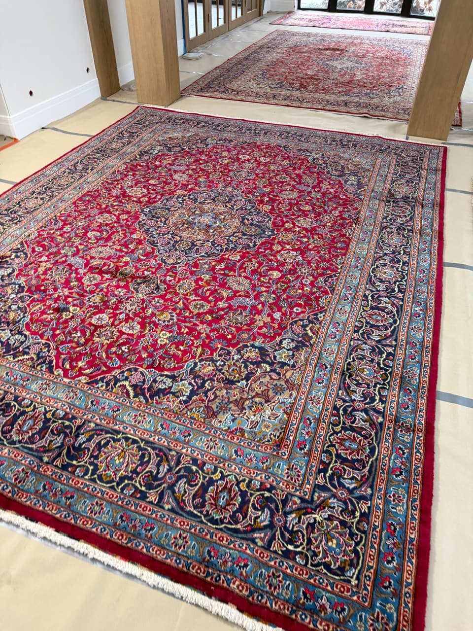 Dywan Mesched, 390x290 cm, multikolor, wełna, Iran, lata 90. - 262193