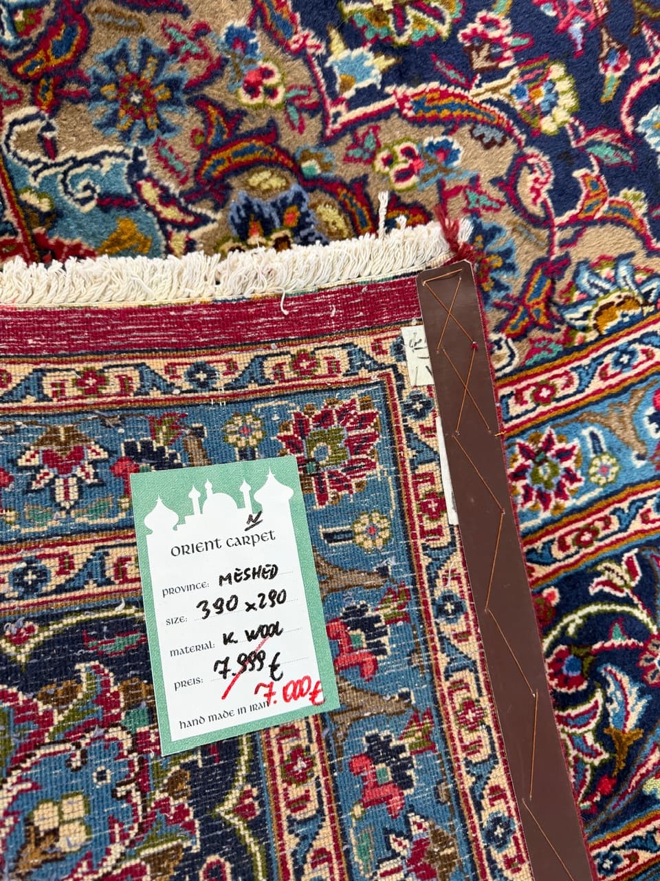 Dywan Mesched, 390x290 cm, multikolor, wełna, Iran, lata 90. - 262197