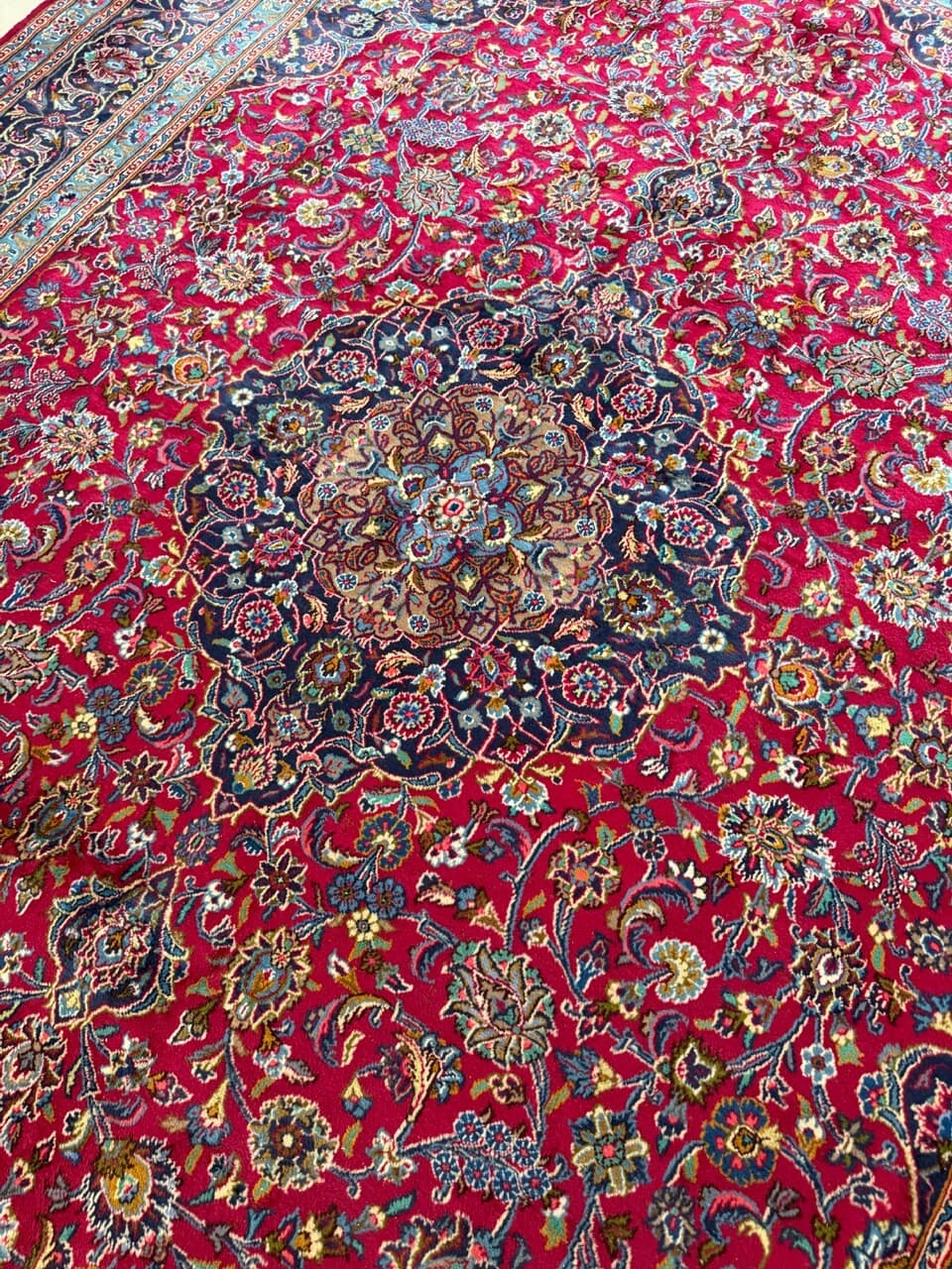 Dywan Mesched, 390x290 cm, multikolor, wełna, Iran, lata 90. - 262188