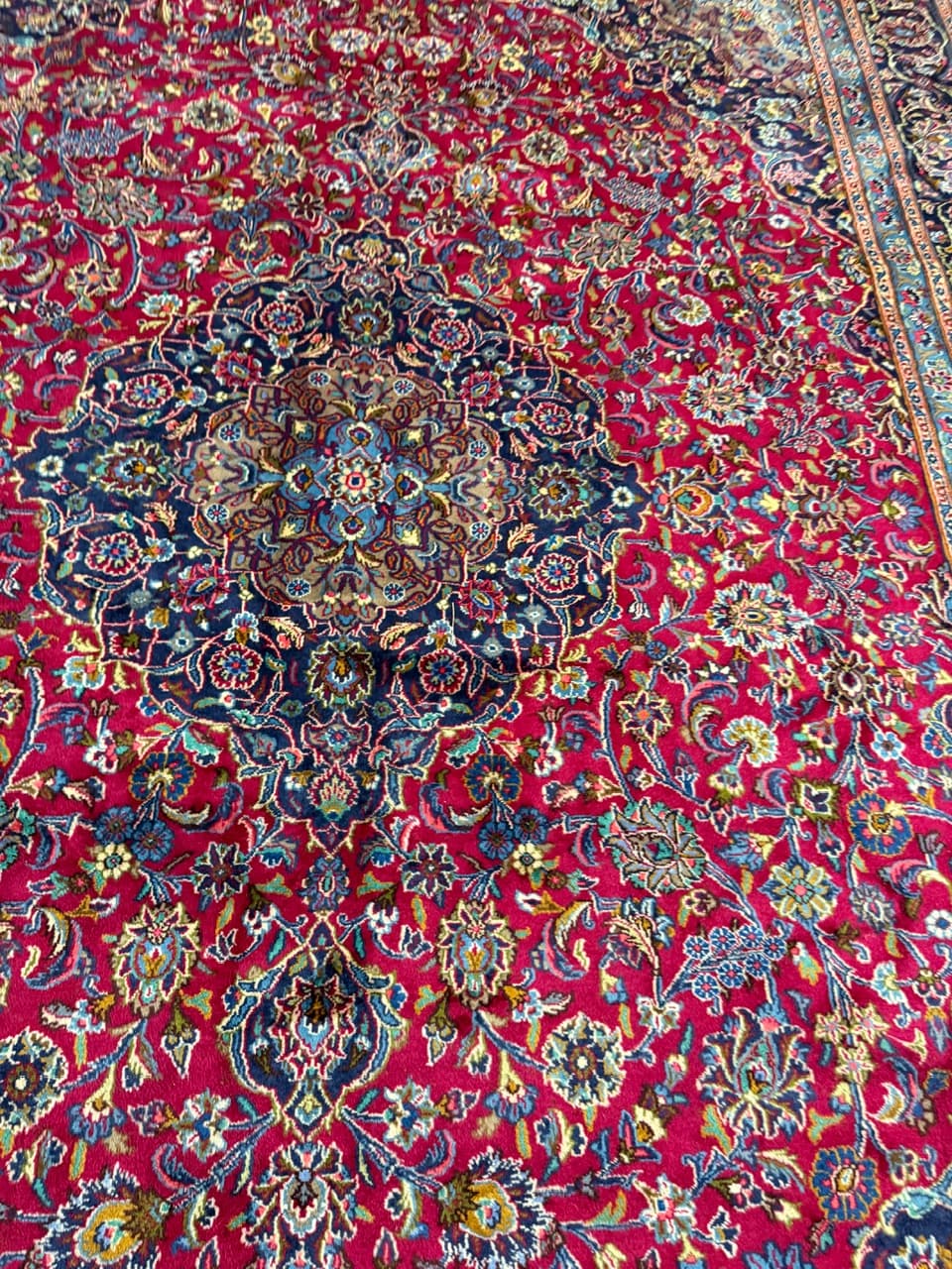 Dywan Mesched, 390x290 cm, multikolor, wełna, Iran, lata 90. - 262196