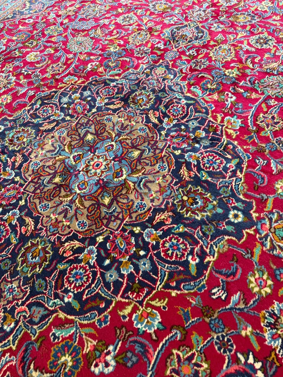 Dywan Mesched, 390x290 cm, multikolor, wełna, Iran, lata 90. - 262185