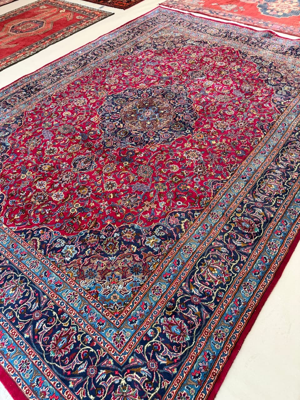 Dywan Mesched, 390x290 cm, multikolor, wełna, Iran, lata 90. - 262186