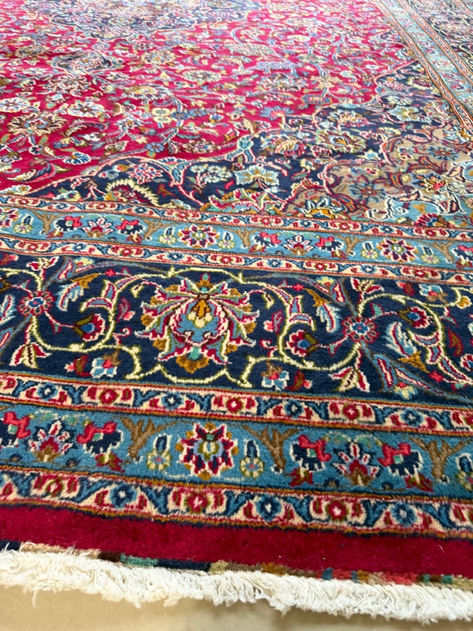 Dywan Mesched, 390x290 cm, multikolor, wełna, Iran, lata 90. - 262187