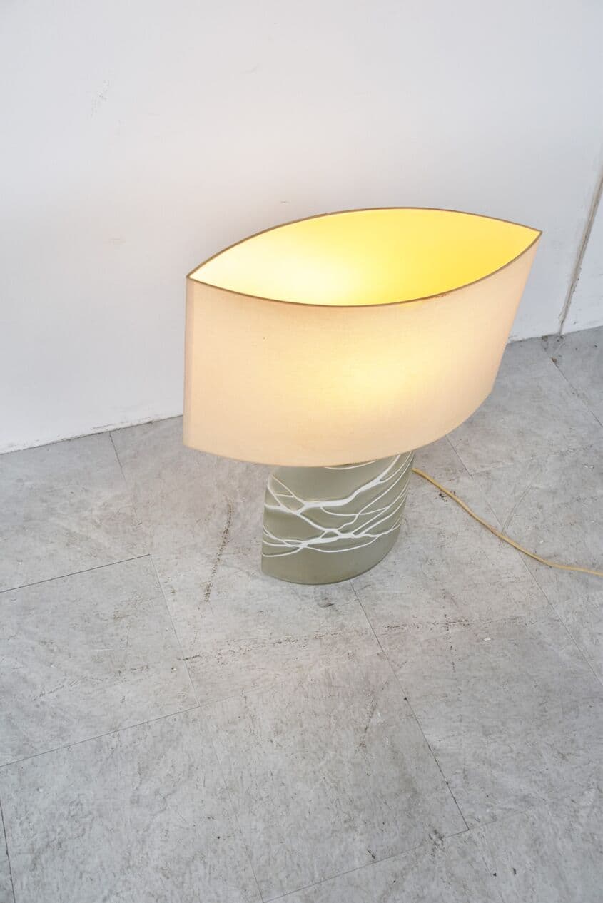 Lampa stołowa, biały, szkło, Peill & Putzler, Niemcy, lata 60. - 265902