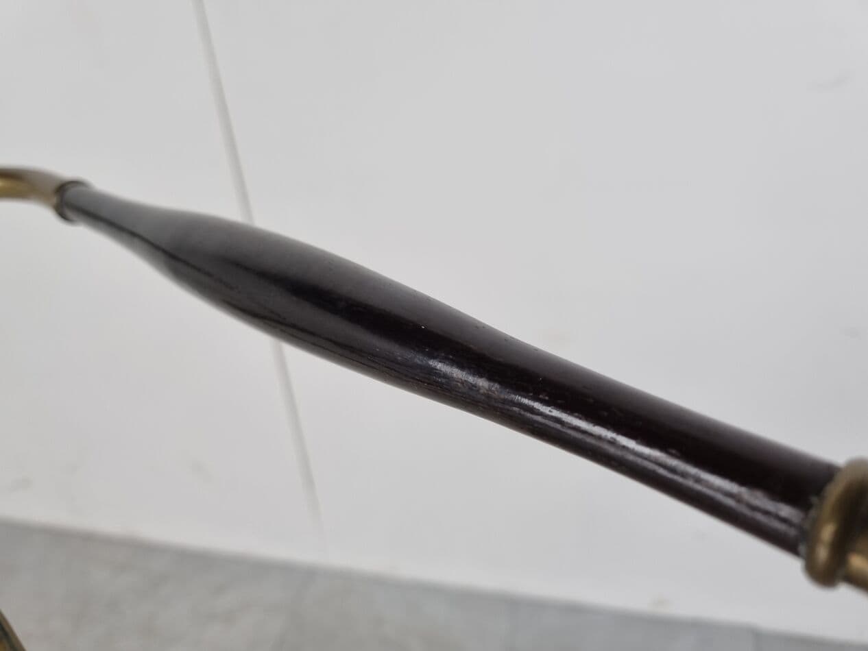 Wózek barowy, mosiądz złoty, Włochy, lata 60. - 265787