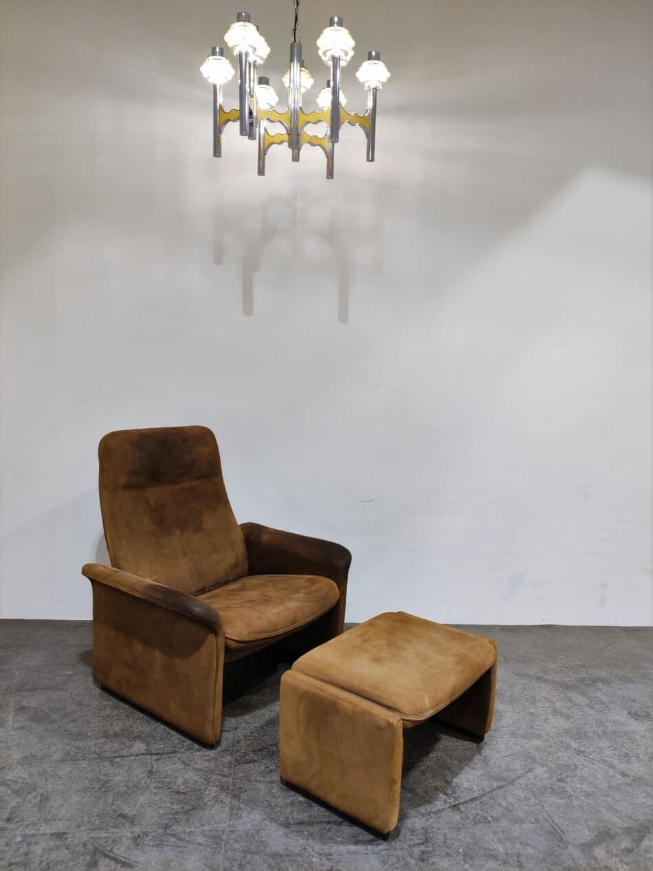 Żyrandol Space Age, chrom, metal, proj. G. Sciolari, Włochy, lata 70. - 265532