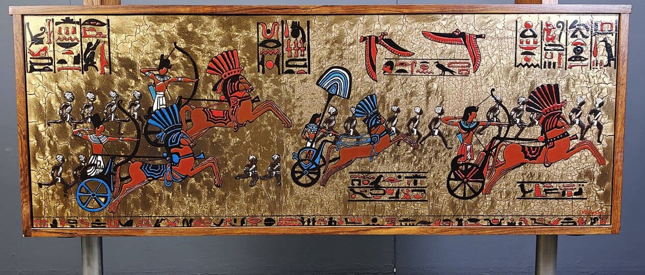 Barek, brązowy, drewno, Belgia, lata 70. - 265353