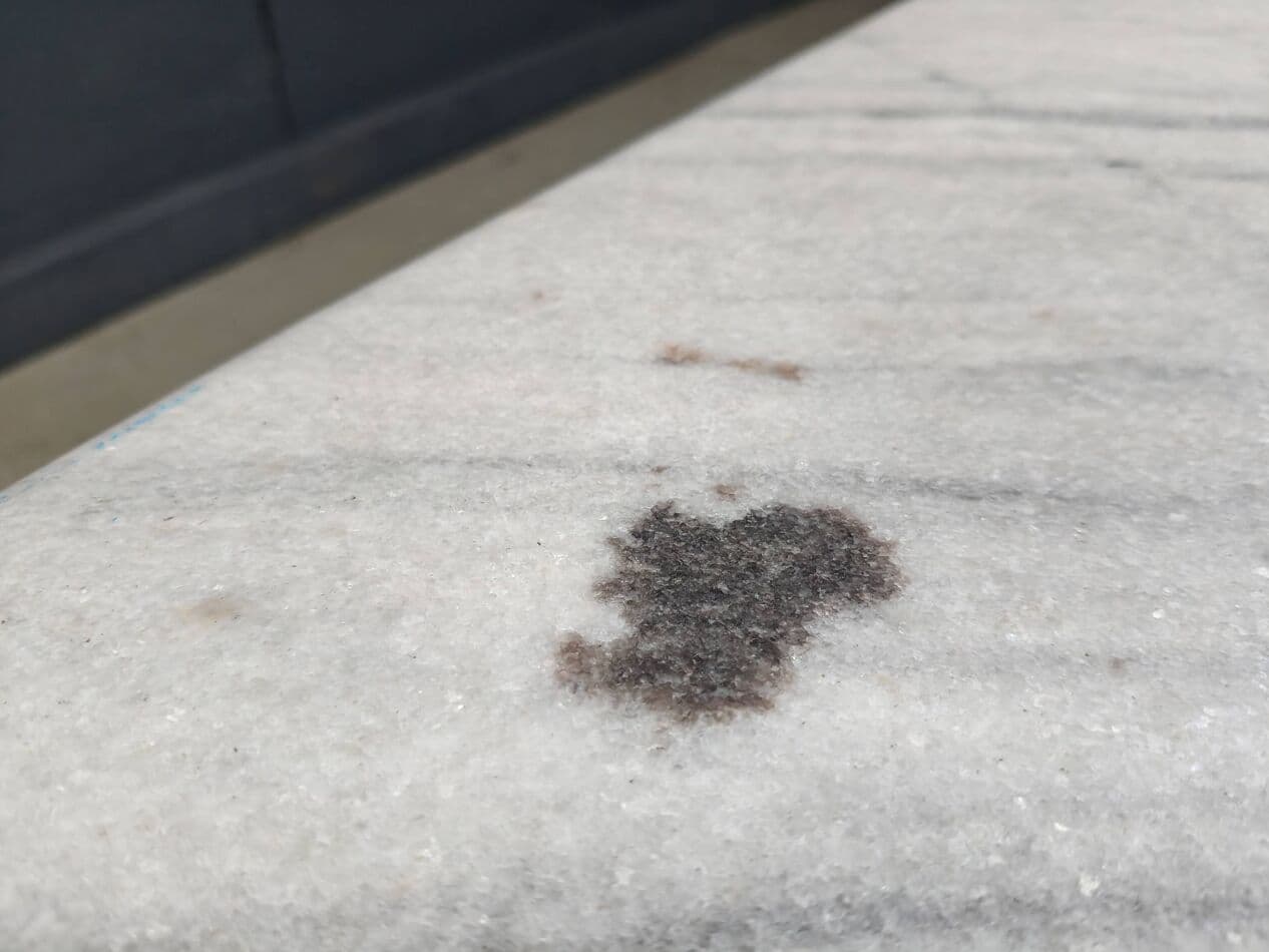 Coffee table, white marble, Italy, 1970s. - 264811