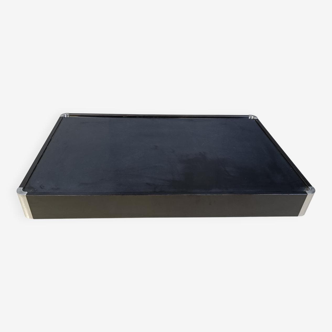 Coffee table, black wood, Italy, 1970s. - 264679