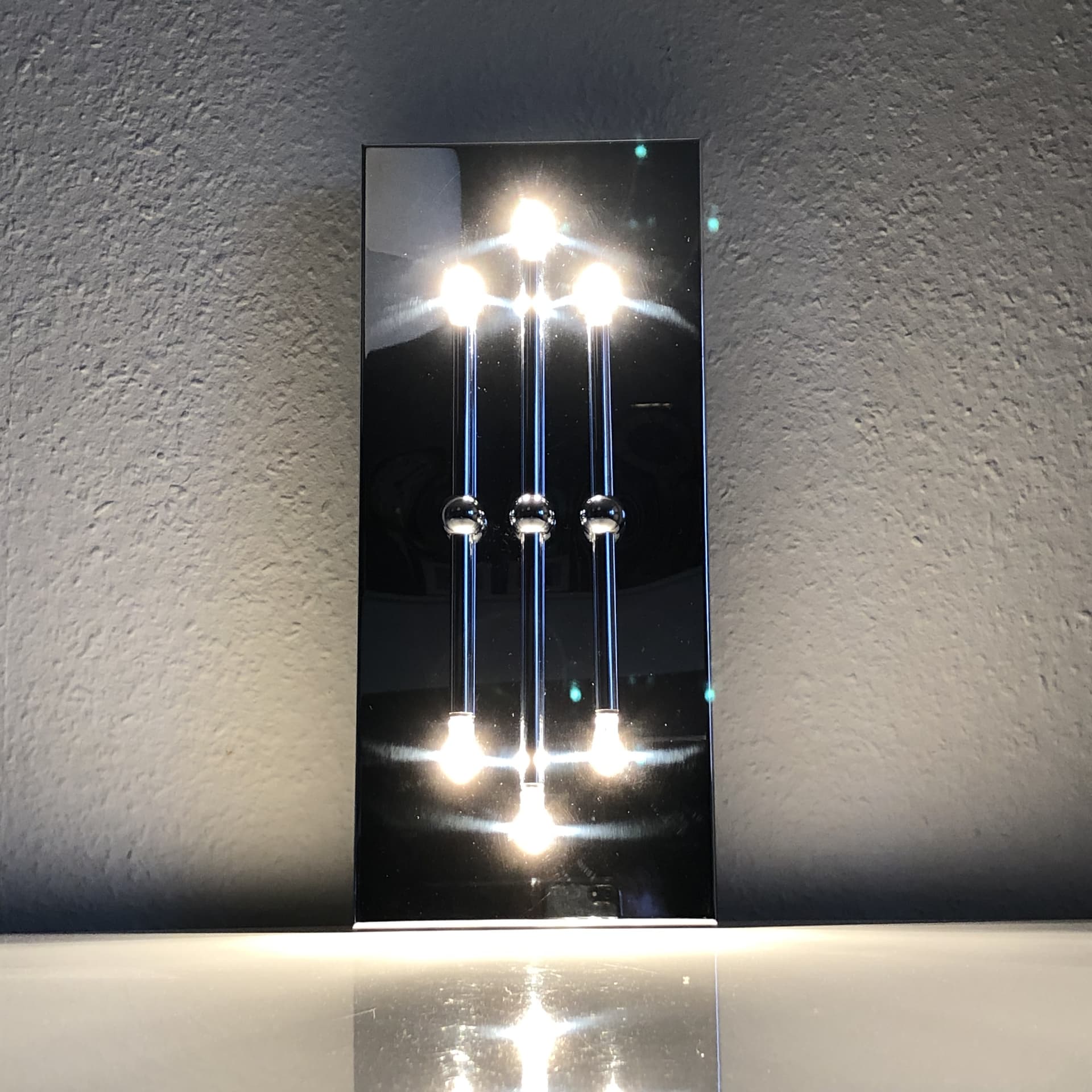 Chromowane kinkiety ścienne, Bankamp Leuchten, Niemcy, lata 80. - 19913