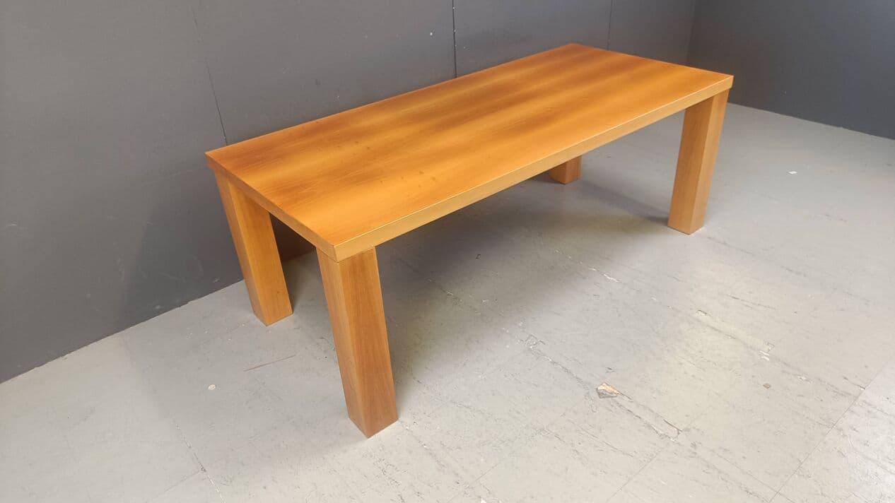 Stół jadalniany, brązowy, drewno, Włochy, lata 80. - 264334