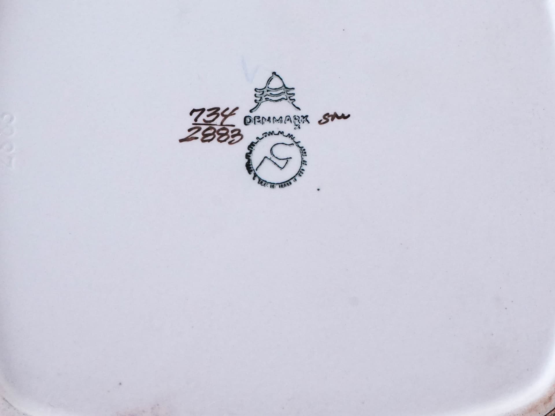 Misa, ceramika brązowa, proj. N. Thorsson, Royal Copenhagen, Dania, lata 60. - 262204