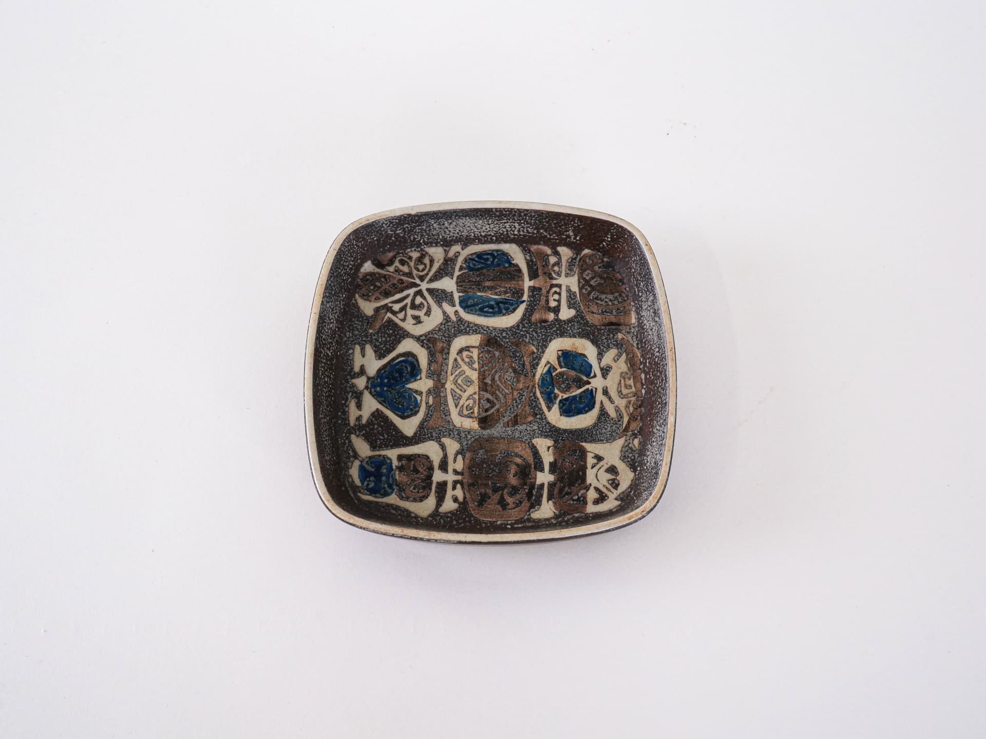 Misa, ceramika brązowa, proj. N. Thorsson, Royal Copenhagen, Dania, lata 60. - 262206