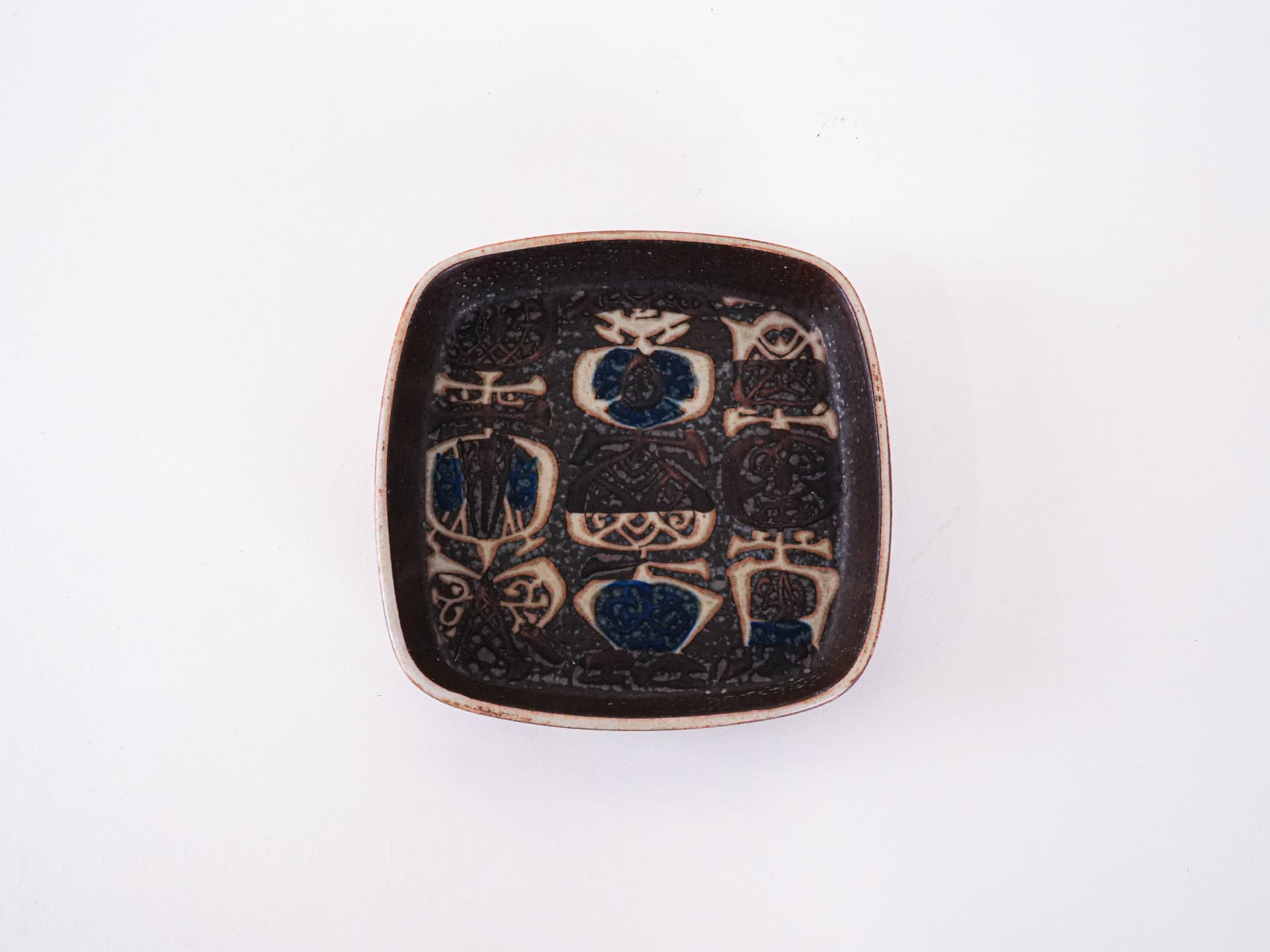 Misa, granatowa ceramika, proj. N. Thorsson, Royal Copenhagen, Dania, lata 60. - 262212