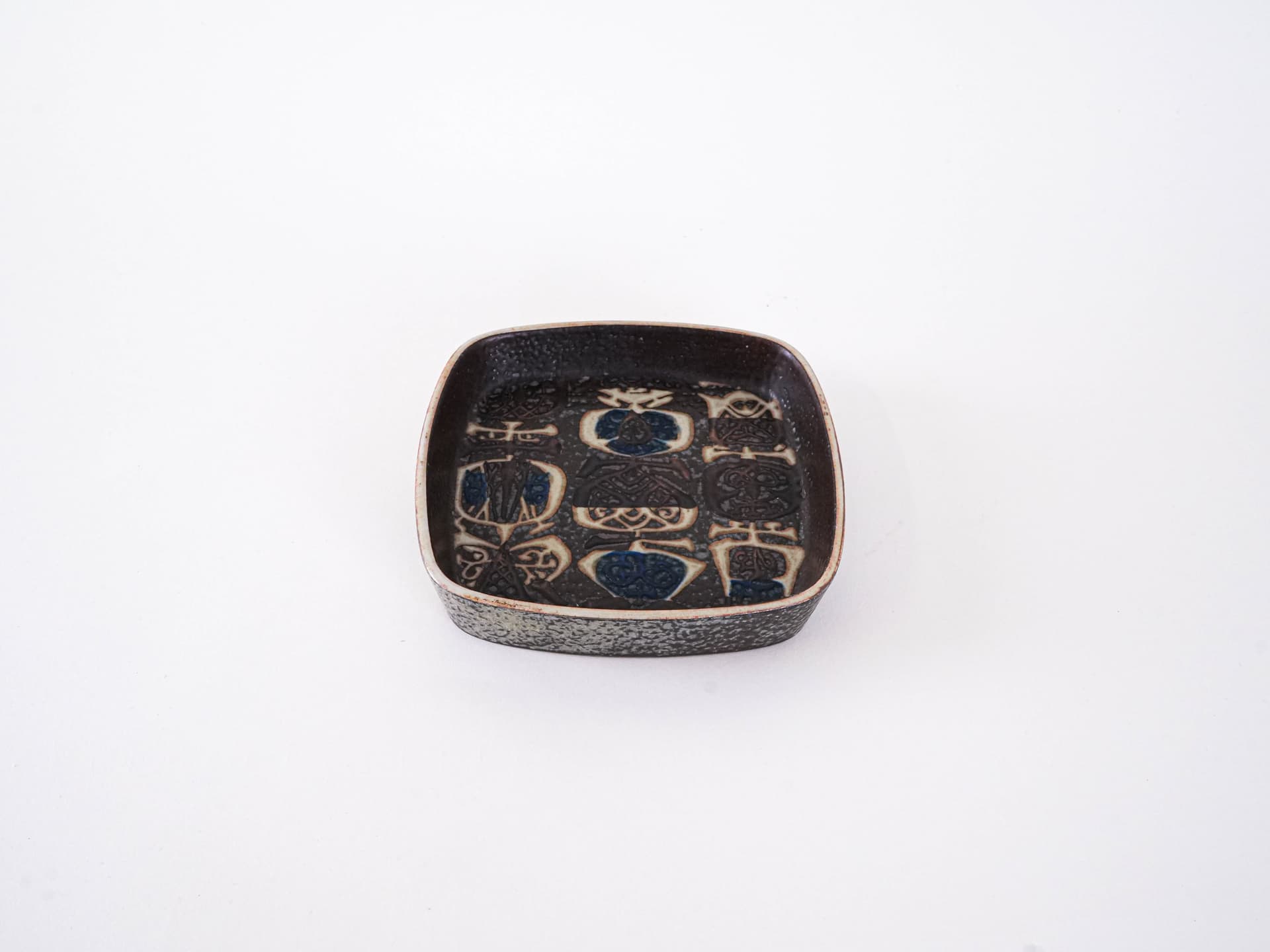 Misa, granatowa ceramika, proj. N. Thorsson, Royal Copenhagen, Dania, lata 60. - 262213