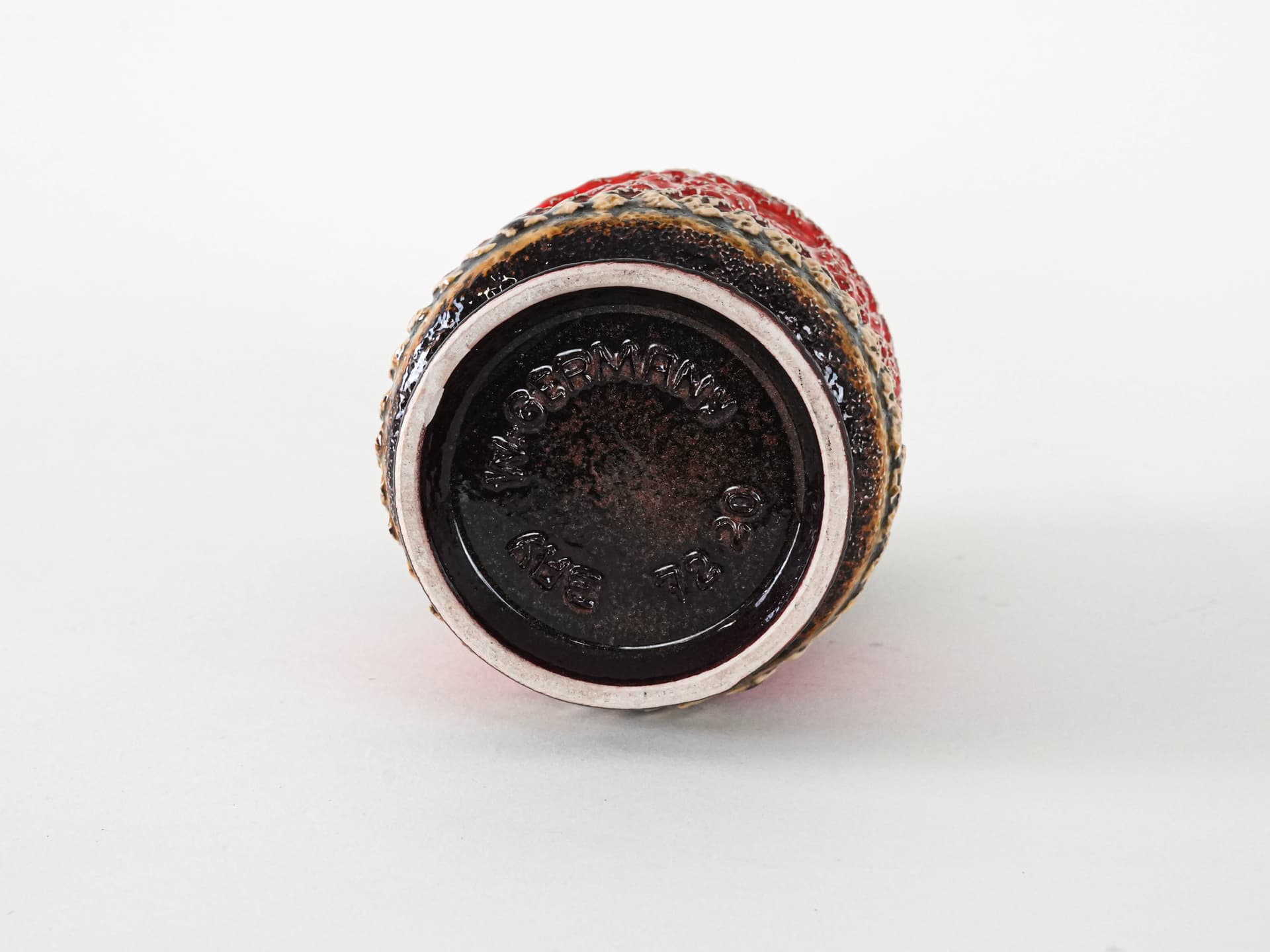 Wazon Fat Lava, multikolor, ceramika, Niemcy, lata 60. - 262216