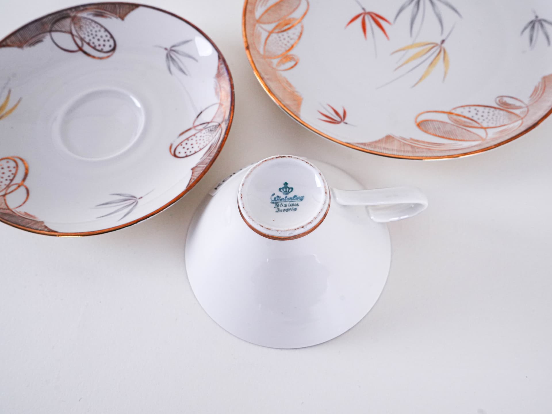 Filiżanka Winterling Röslau, porcelana biała, Niemcy, lata 40. - 262268