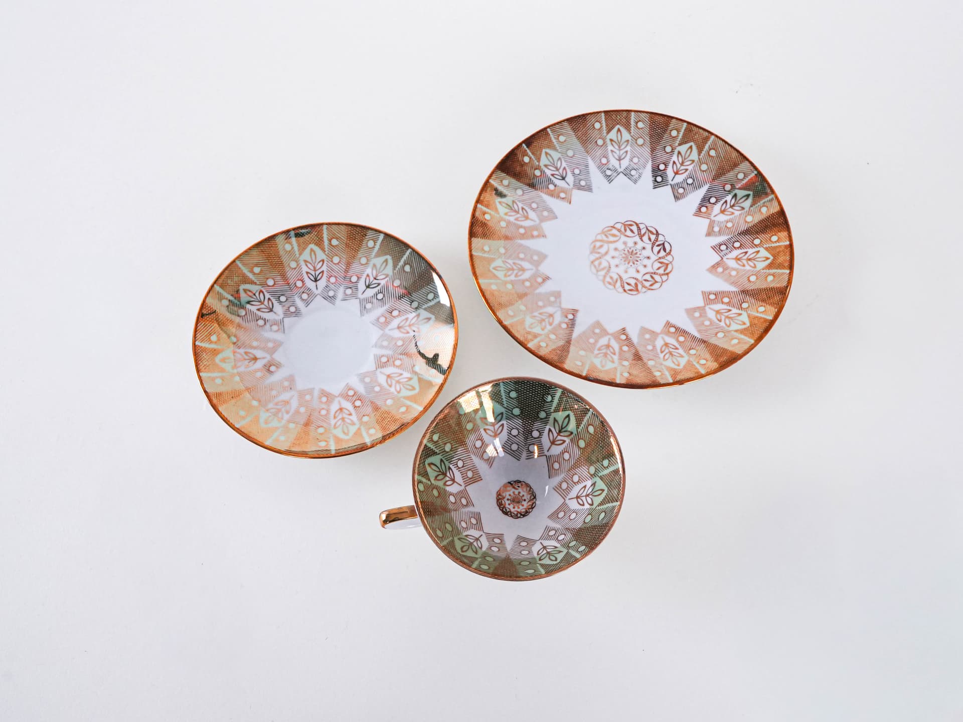 Filiżanka art déco, porcelana biała, Niemcy, lata 40. - 262274