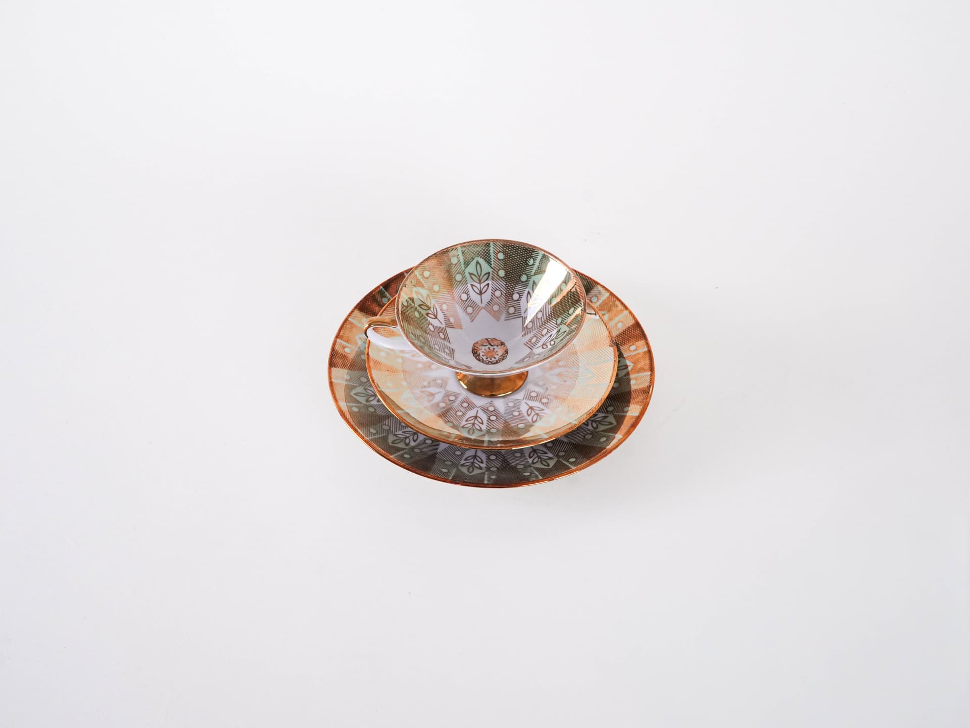 Filiżanka art déco, porcelana biała, Niemcy, lata 40. - 262273